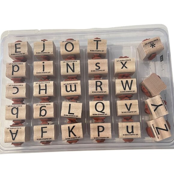 Stampin Up! Short Order Alphabet Stamp Set - Picture 3 of 3